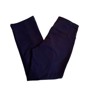 Ruby Ribbon Split Ankle Legging Size XL Navy Blue